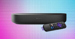 Roku Streambar Soundbar Abstract Background SOURCE Amazon