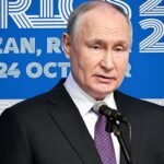 Russian President Vladimir Putin at BRICS Kazan 2024 Summit