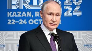 Russian President Vladimir Putin at BRICS Kazan 2024 Summit