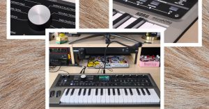 Roland MicroKorg 2 Synthesizer Reviewer Collage 122024 SOURCE Terrence OBrien